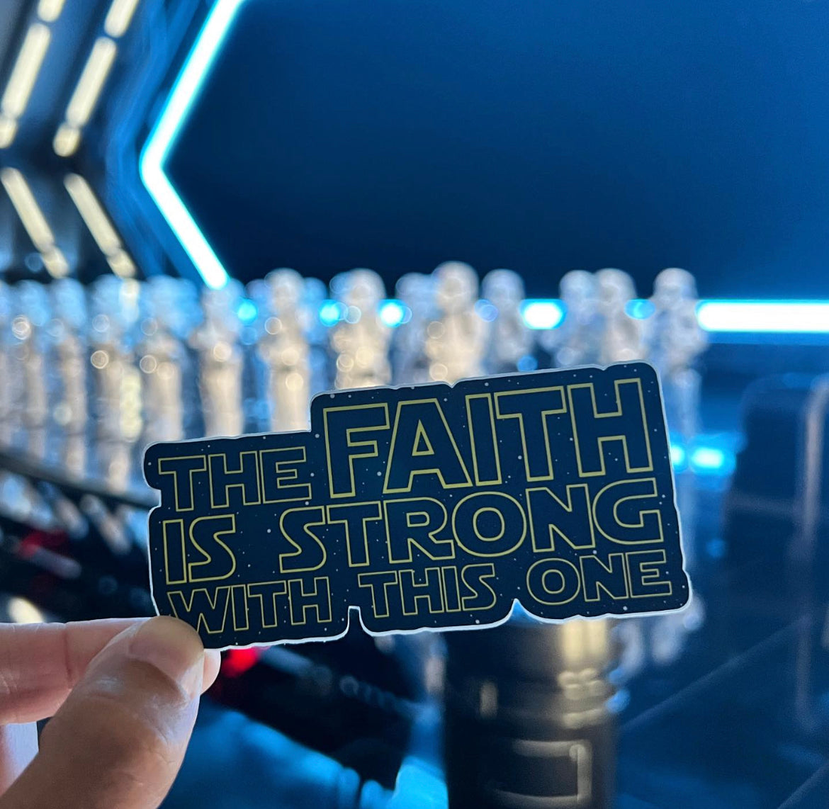 The Faith is Strong Star Wars Sticker