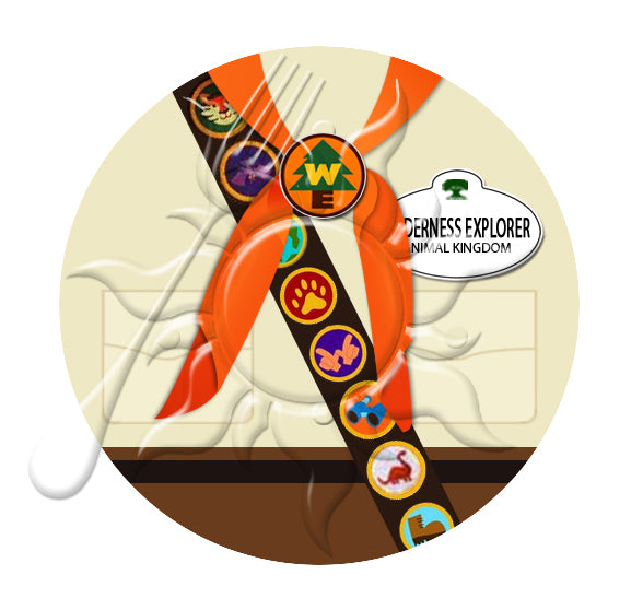 Wilderness Explorer Cast Member Necklace or Keychain