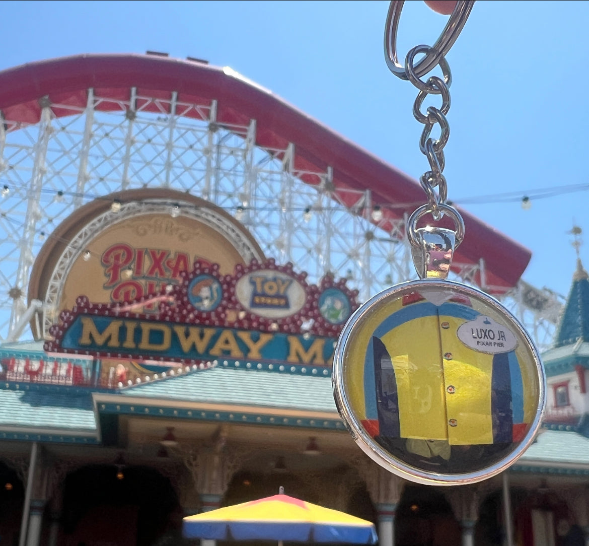 Pixar Pier Cast Member Costume Necklace or Keychain