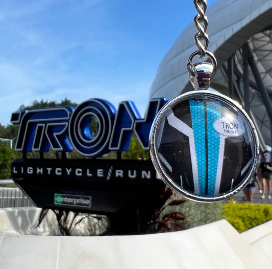 TRON Lightcycle Cast Member Costume Necklace or Keychain