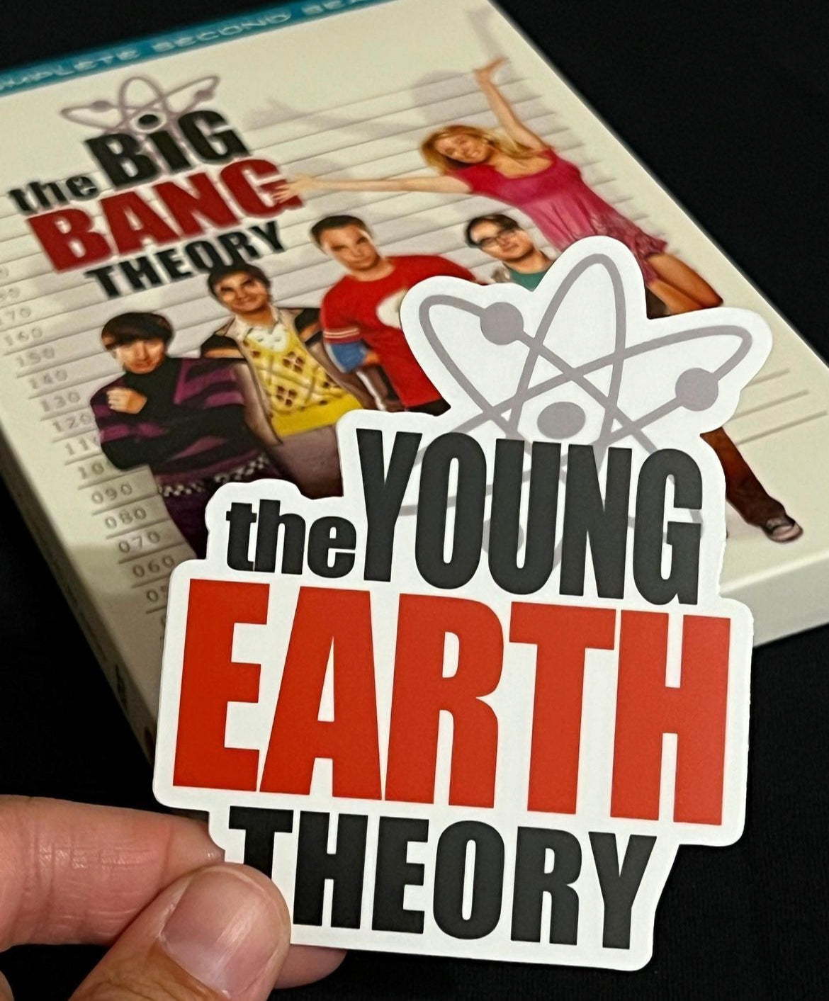 The Young Earth Theory Sticker - Big Bang Theory – Blondie-n-Angelfish