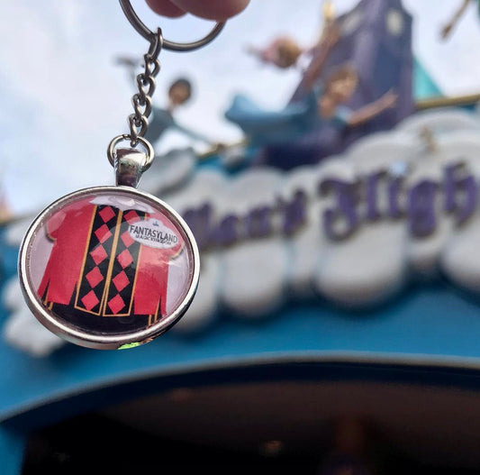 Fantasyland Attractions Cast Member Costume Necklace or Keychain