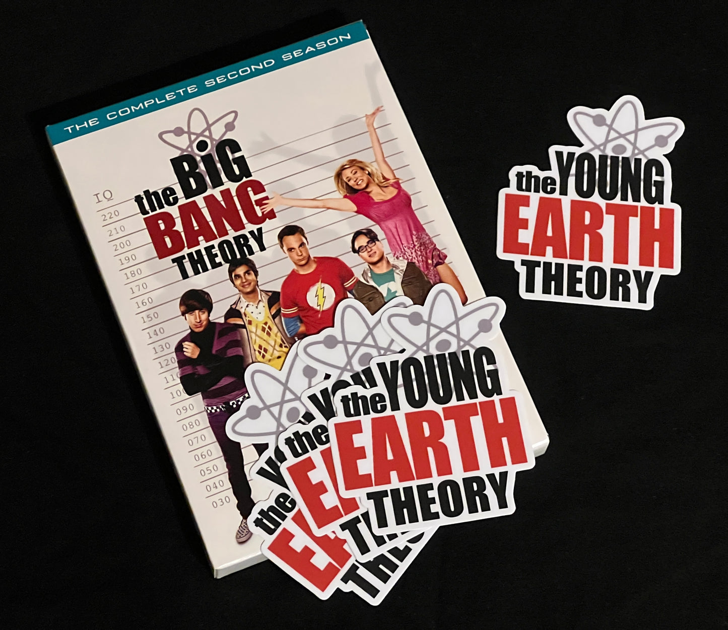 The Young Earth Theory Sticker - Big Bang Theory