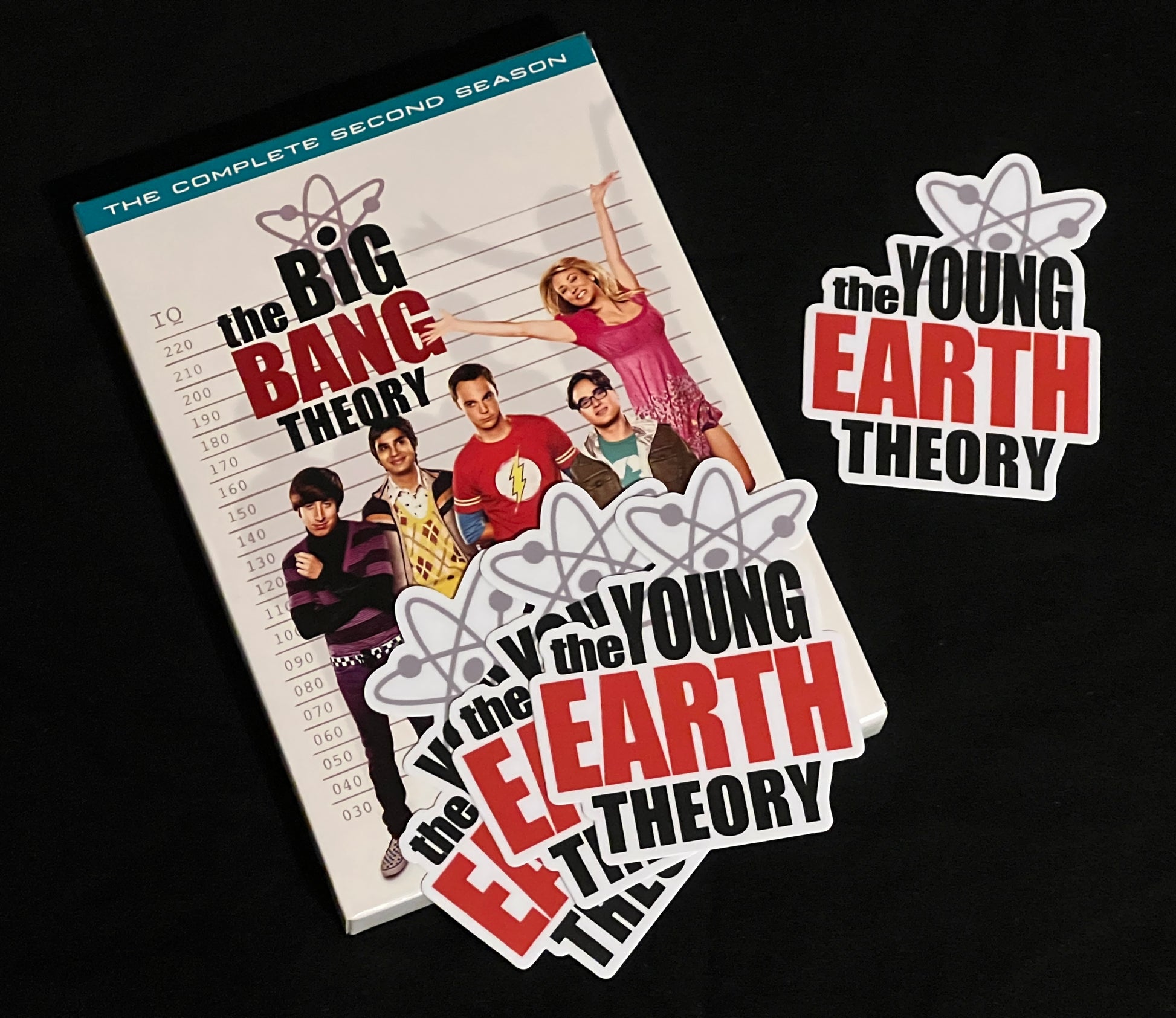 The Young Earth Theory Sticker - Big Bang Theory – Blondie-n-Angelfish