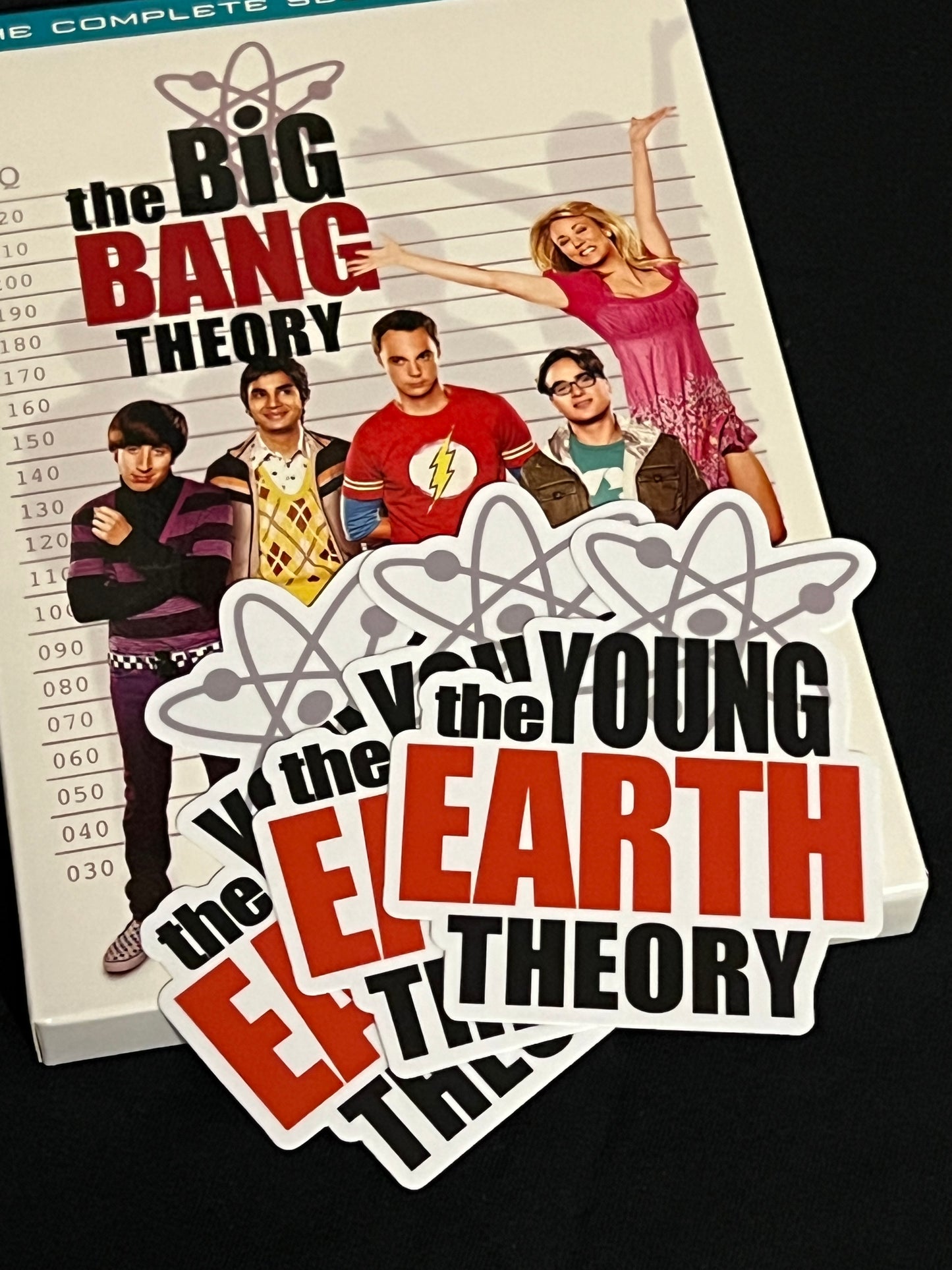 The Young Earth Theory Sticker - Big Bang Theory