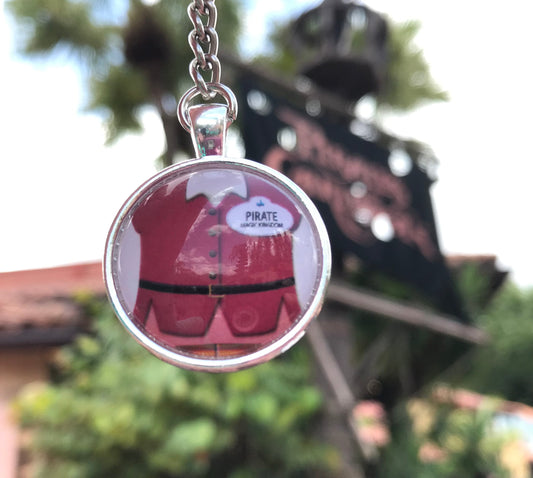 Pirates of the Caribbean Cast Member Costume Necklace or Keychain
