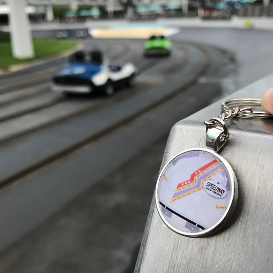 Tomorrowland Speedway Cast Member Costume Necklace or Keychain