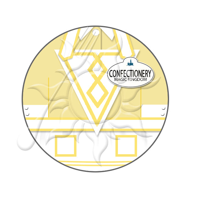 Confectionery Cast Member Costume Necklace or Keychain