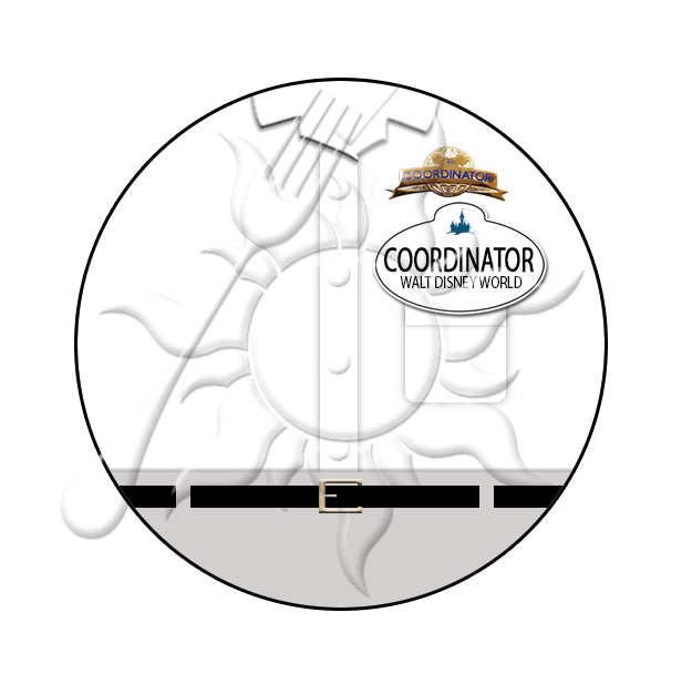 Coordinators Cast Member Costume Necklace or Keychain