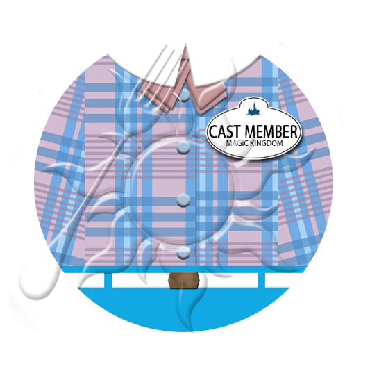 Main Street ODV Cast Member Costume Necklace or Keychain