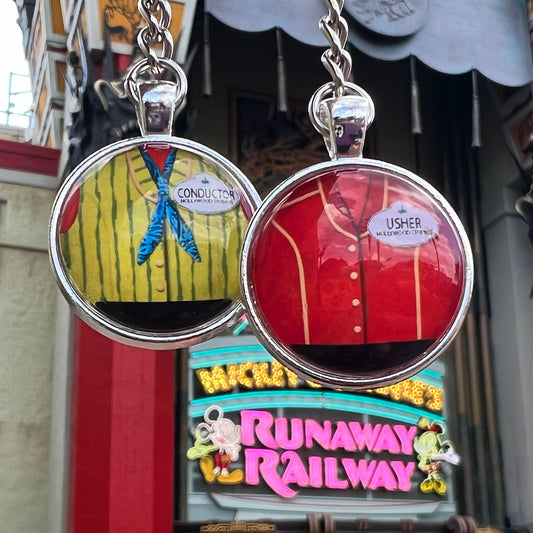 Runaway Railway Cast Member Costume Necklace or Key Chain