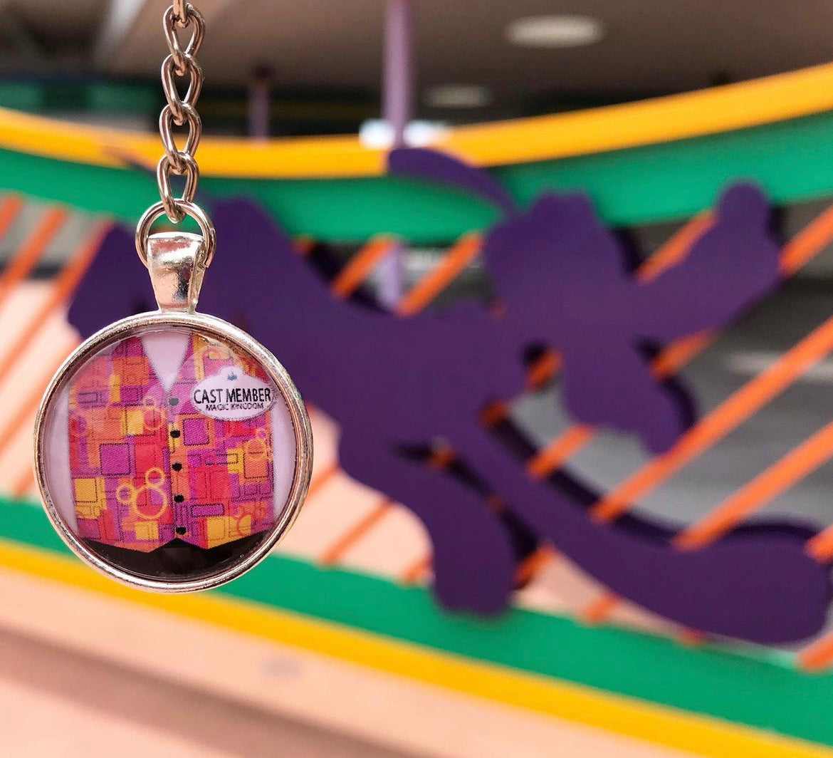Tickets Cast Member Costume Necklace or Keychain