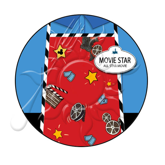 All Star Movies Cast Member Costume Necklace or Keychain