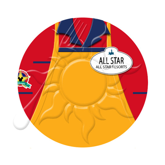 All Star Resort QSFB Member Costume Necklace or Keychain