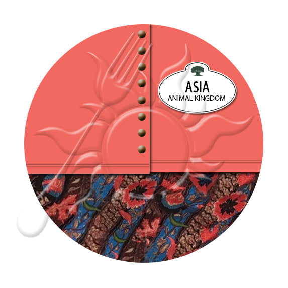 Asia Cast Member Costume Necklace or Keychain