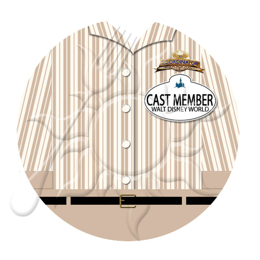 Coordinators Cast Member Costume Necklace or Keychain