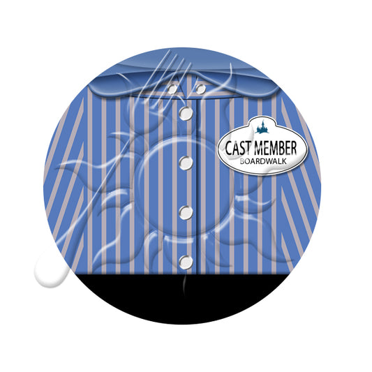 Boardwalk Bakery Cast Member Costume Necklace or Keychain