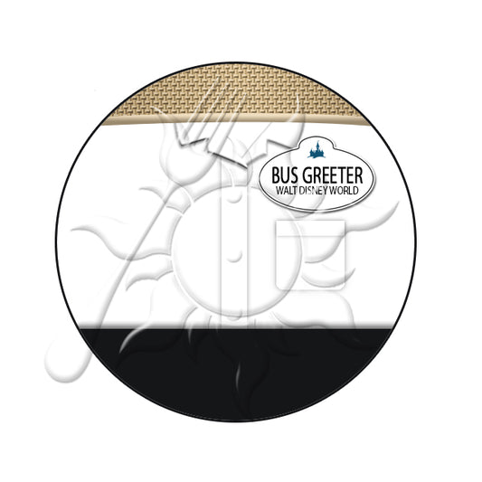 Bus Greeter Cast Member Costume Necklace or Keychain