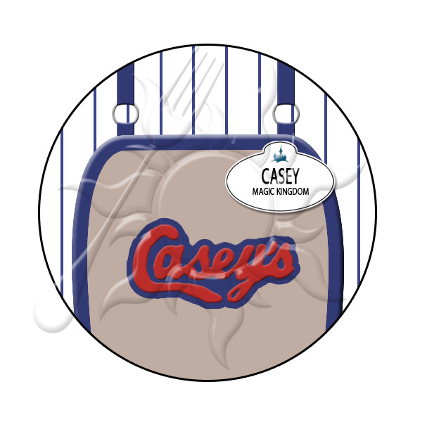 Casey's Corner Cast Member Costume Necklace or Keychain