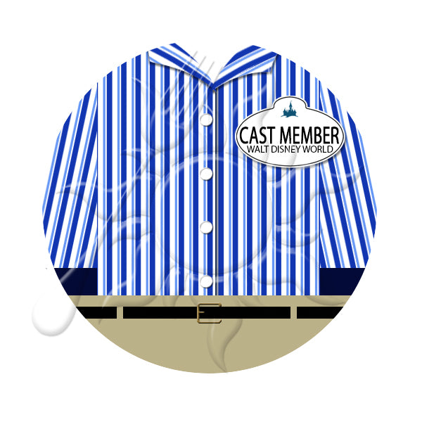 Convention Guide Cast Member Costume Necklace or Keychain