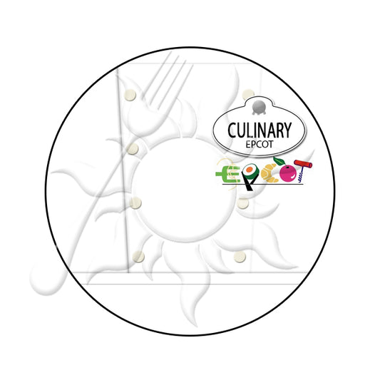 Culinary Cast Member Costume Necklace or Keychain
