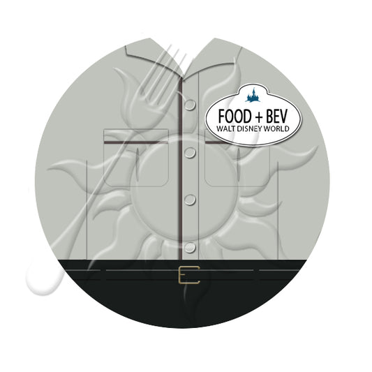 Food and Beverage Cast Member Costume Necklace or Keychain