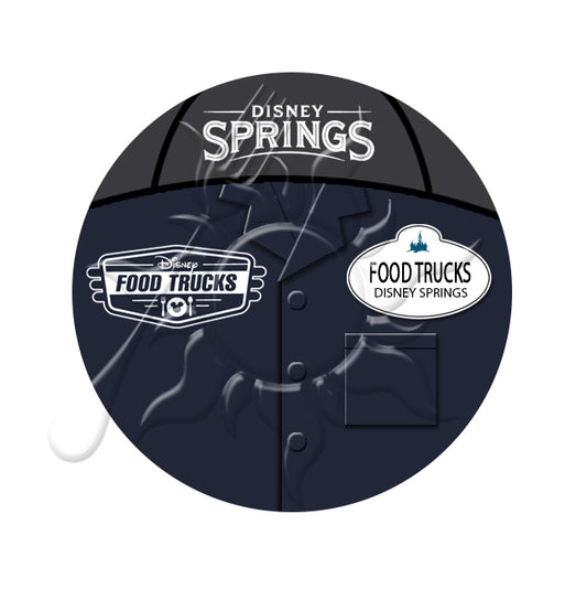 Food Truck Cast Member Costume Necklace or Keychain