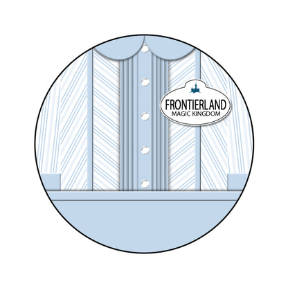 Frontierland Cast Member Costume Necklace or Keychain