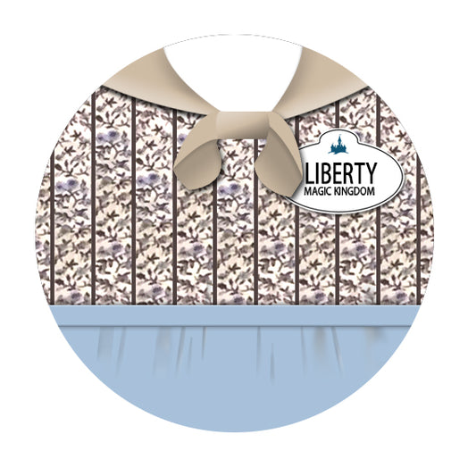 Liberty Square Cast Member Costume Necklace or Keychain