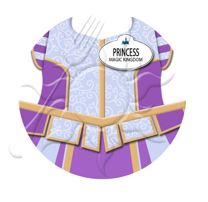 Fantasyland Cast Member Costume Necklace or Keychain