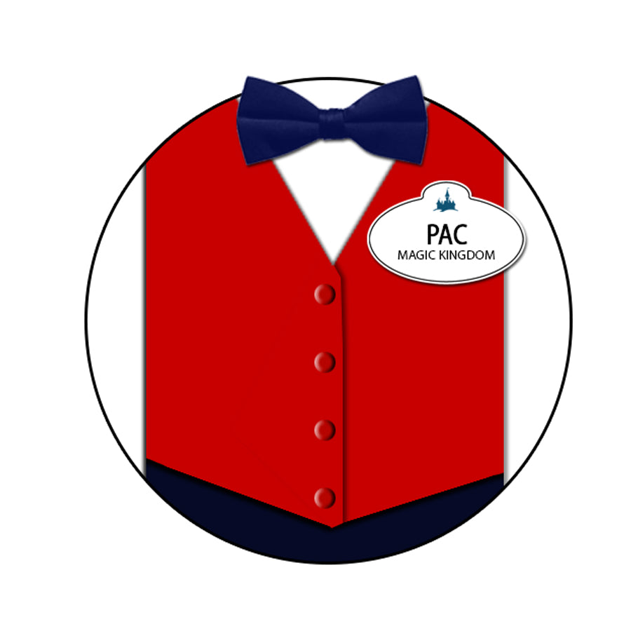 PAC (Parade Audience Control) Cast Member DCP Costume Necklace or Keychain