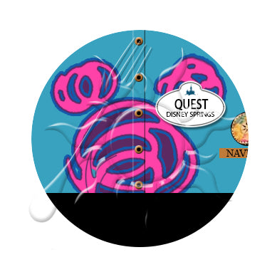Quest Cast Member Costume Necklace or Keychain