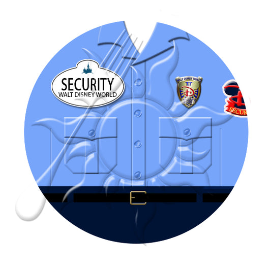 Security Cast Member Costume Necklace or Keychain